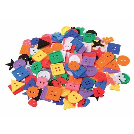 LEARNING ADVANTAGE Learning Advantage CTU7177 Assorted Small Buttons 1Lb CTU7177